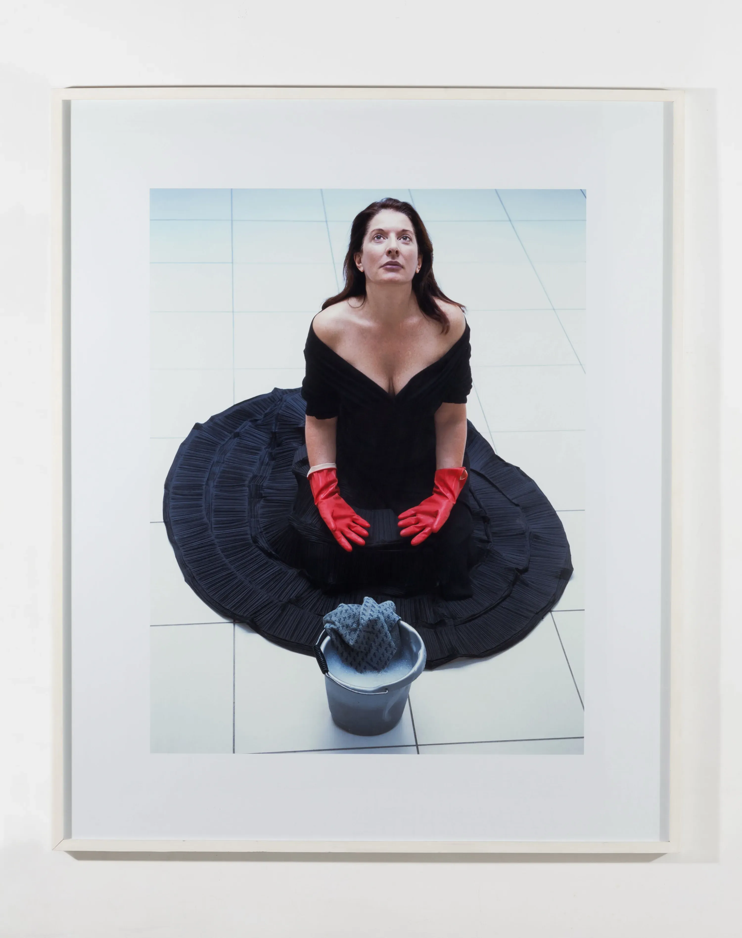 Marina Abramović — Cleaning the Floor, 2004