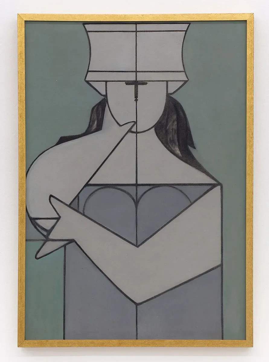 Milton Dacosta — Figura com Chapéu, 1961
